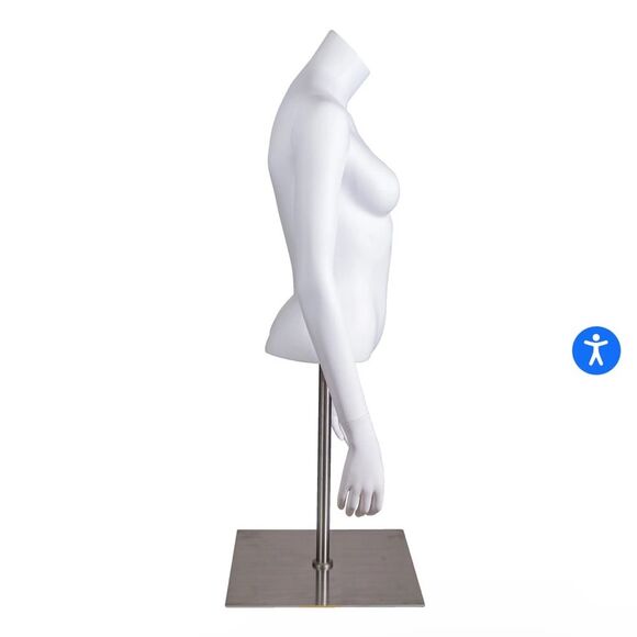 - Female Torso Form - Headless - Base Included mannequin - Picture 3 of 5
